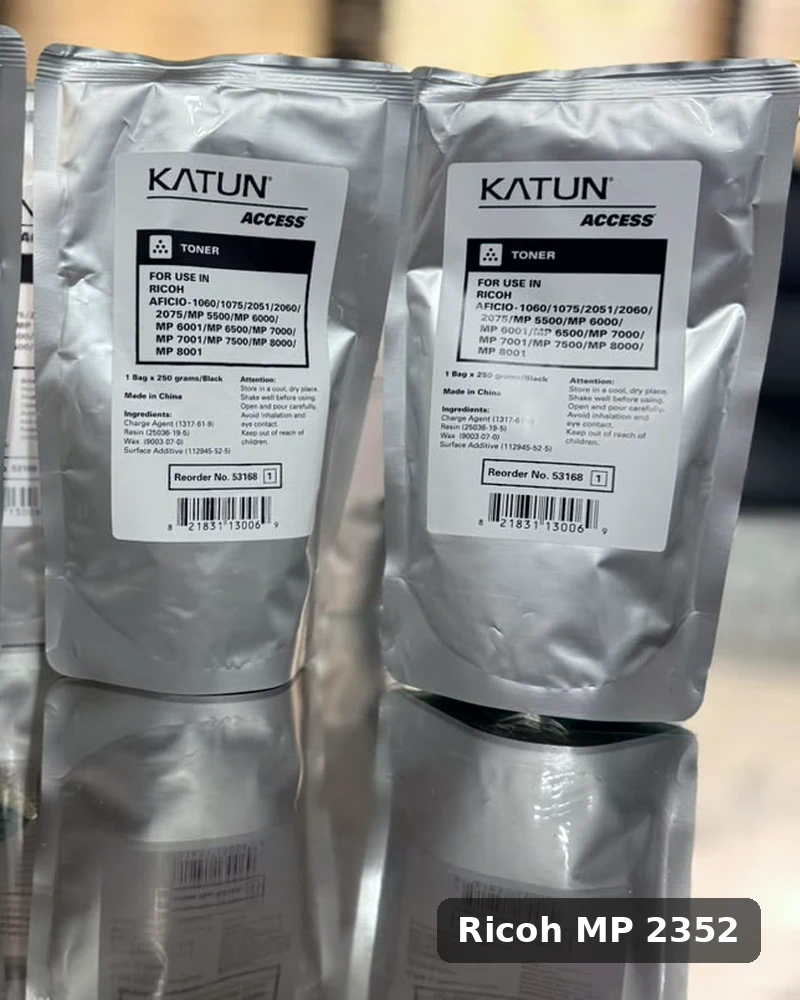 حبر Ricoh MP 2352 كاتون Katun 250 جرام أسود – الحبر الهادي لماكينة الإدارة والمدرسة
