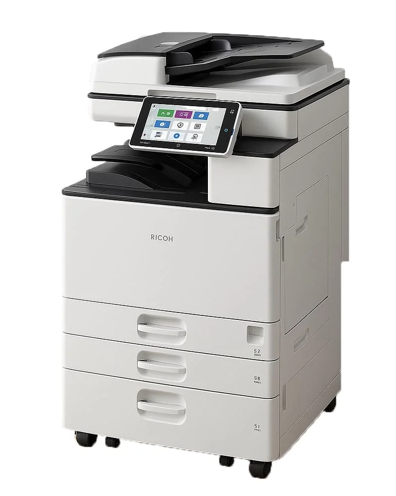 ريكو Ricoh IM C3000 ألوان – ماكينة ذكية تطبع وتصوّر وتسكان A3 بسرعة 30 ورقة
