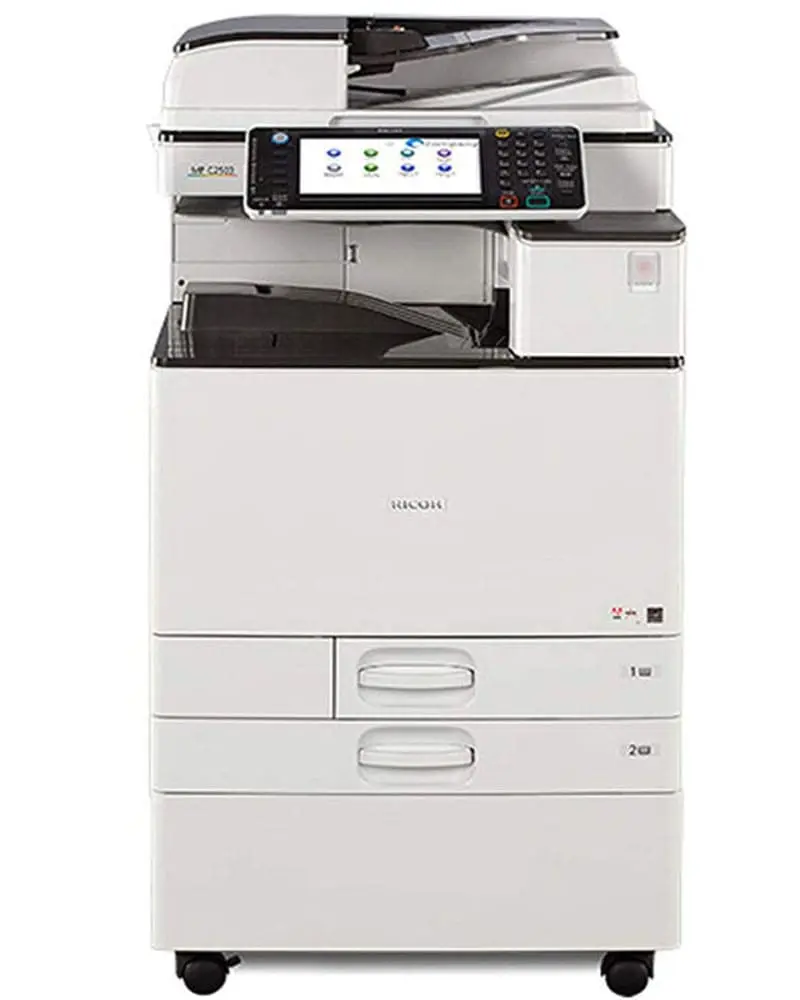 ريكو Ricoh MP 2553 – طباعة وتصوير وسكانر A3 أبيض وأسود بتكلفة تشغيل قليلة
