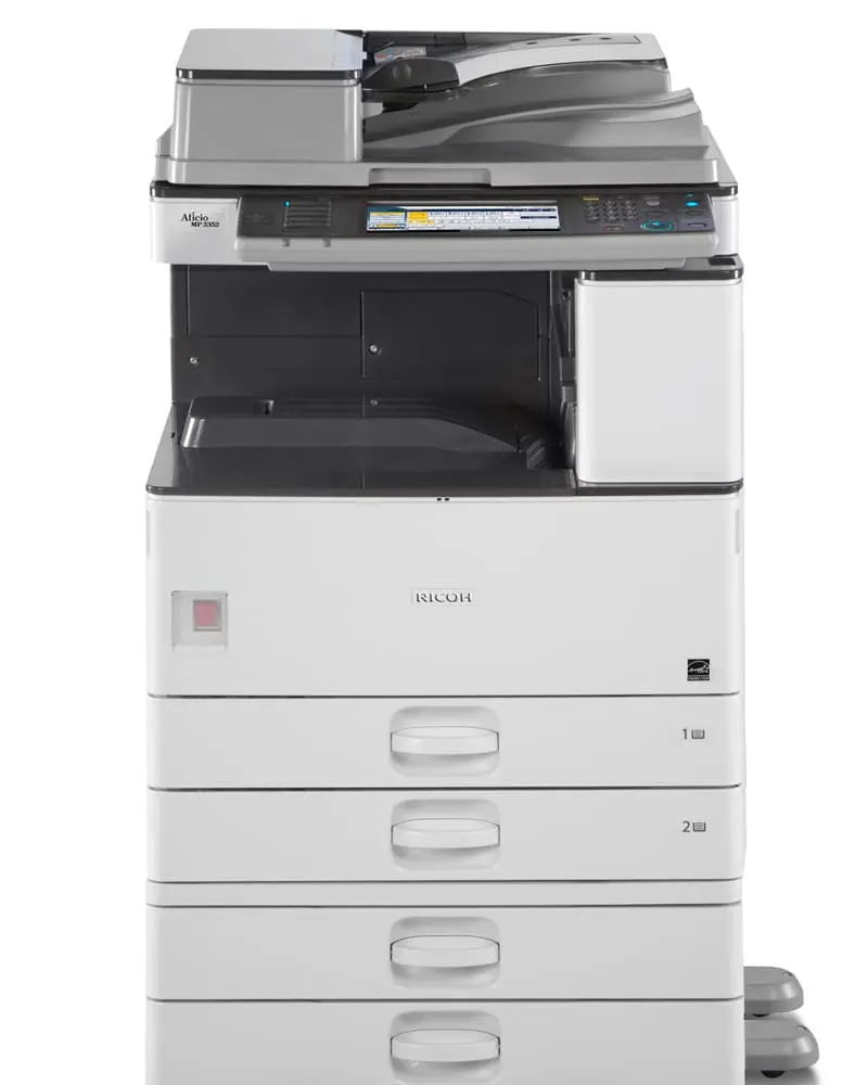ريكو Ricoh MP 2852 أبيض وأسود A3 – شغالة وموثوقة وحبرها متوفر في كل مكان