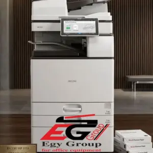 ريكو Ricoh MP 5055 أبيض وأسود – 50 ورقة وأول نسخة في 2.9 ثانية بشاشة ذكية