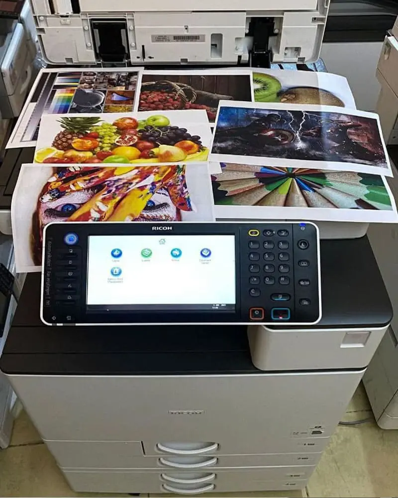 ريكو Ricoh MP C4503 ألوان – 45 ورقة وSPDF 220 ورقة لقسم بيطبع طول اليوم